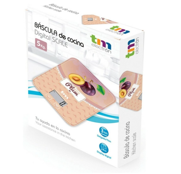 kitchen scale TM Electron Eco Plum 5 kg